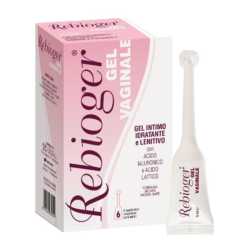 Rebioger Gel Vaginale 6 Applicatori Monodose Da 5 Ml