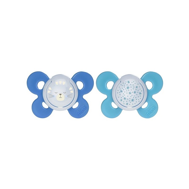 Chicco Succhietto Comfort Lumi In Silicone B 16-36 Mesi