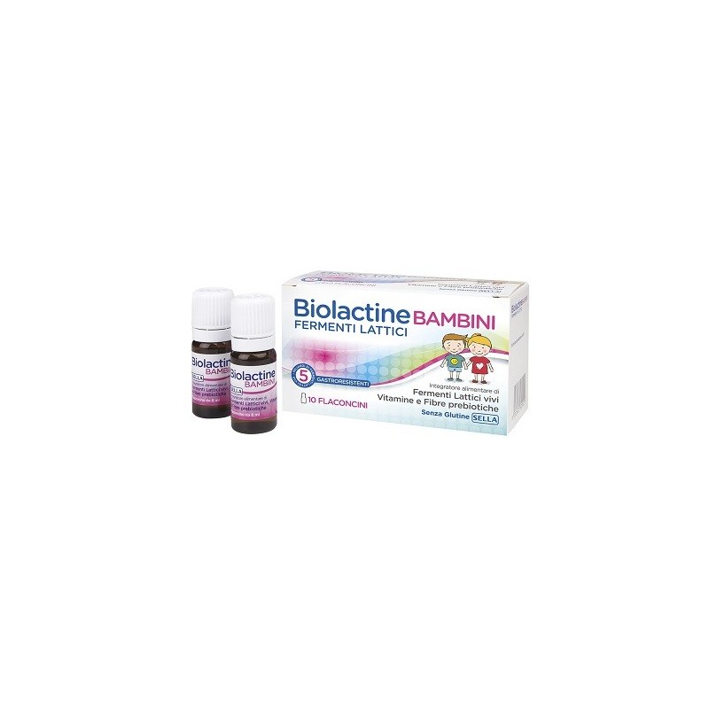 Biolactine Bambini 10 Flaconcini 8 Ml