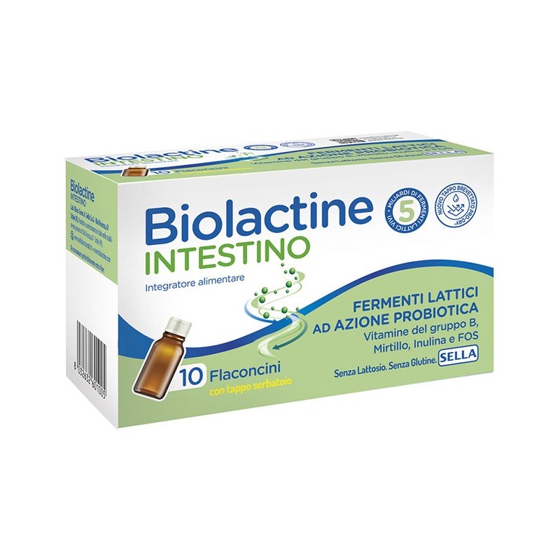 Biolactine Intestino 5mld 10 Flaconcini 9 Ml