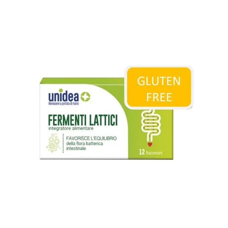 Unidea Fermenti Lattici 12 Flaconcini 10 Ml