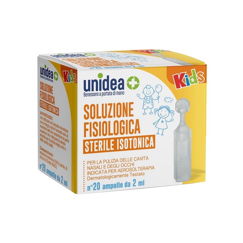 Soluzione Fisiologica Unidea 20 Ampolle Da 2 Ml