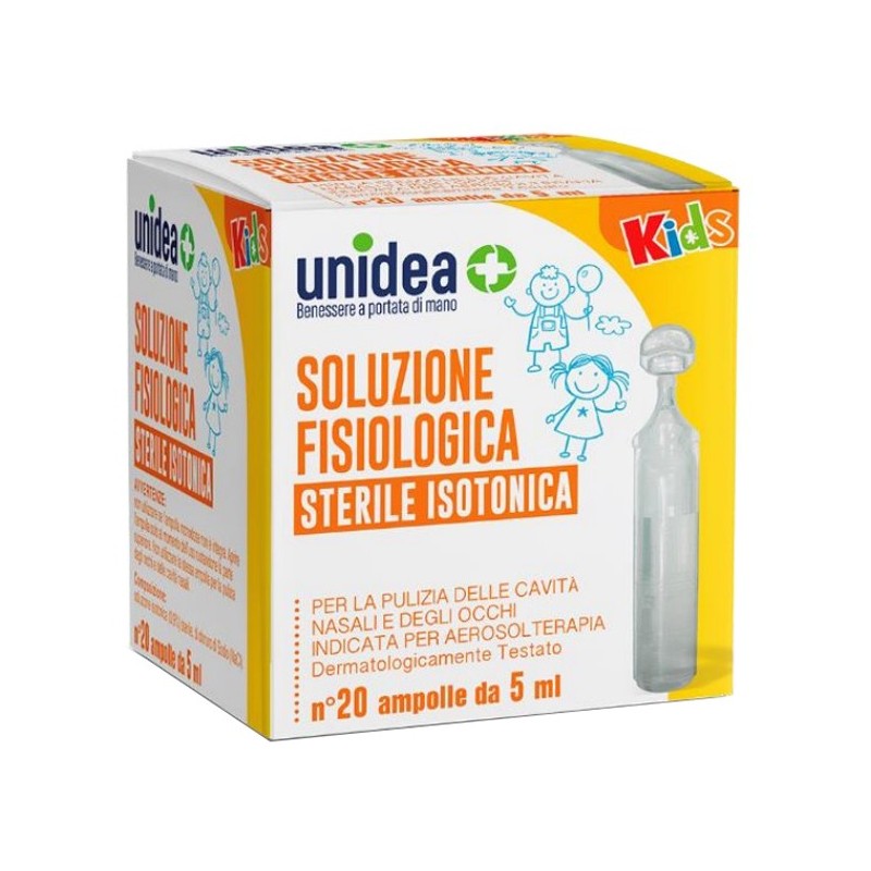 Soluzione Fisiologica Unidea 20 Ampolle Da 5 Ml