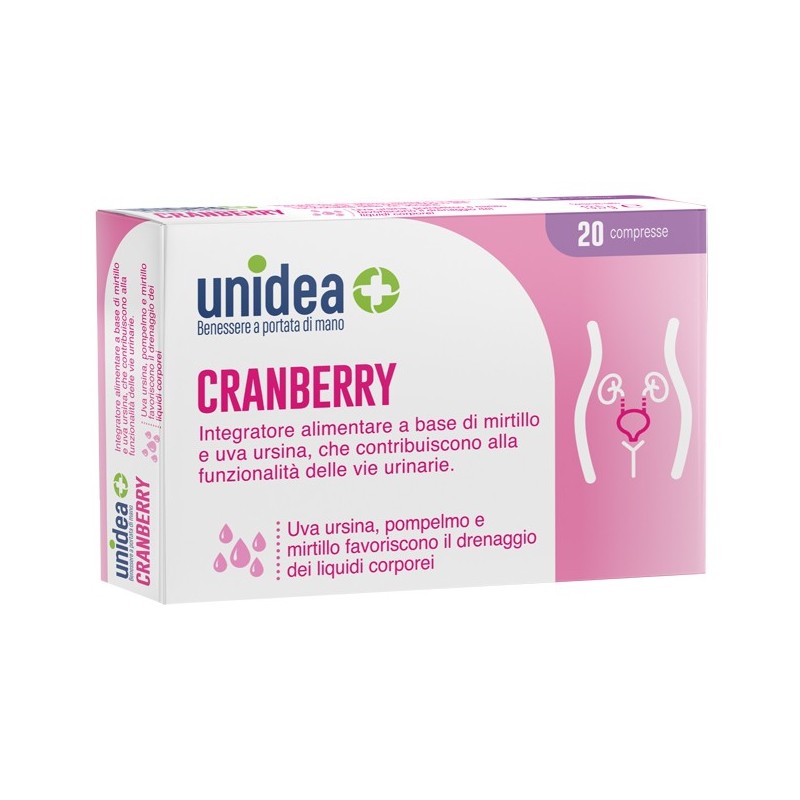 Unidea Integratore Cranberry D-mannosio 20 Compresse