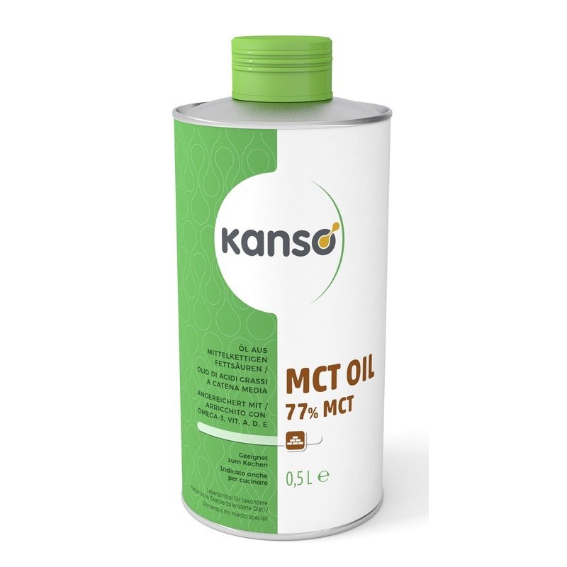 Kanso Mct Oil 77% Olio Di Acidi Grassi 500 Ml