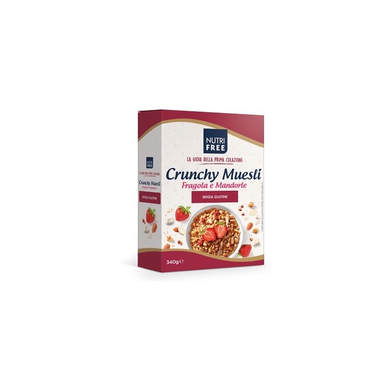 Nutrifree Crunchy Mix Fragole E Mandorle 340 G