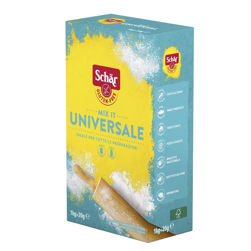 Schar Mix It Farina Universale Senza Lattosio 1 Kg + 20 G