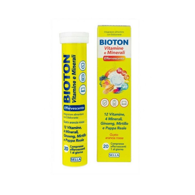 Bioton Vitamine E Mineali 20 Compresse Effervescenti