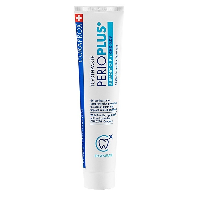 Curaprox Perioplus+ Support Dentifricio Chx 0,09% 75 Ml