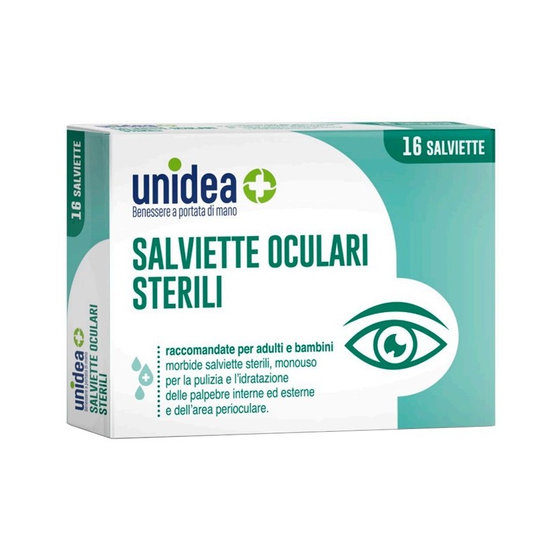 Salviette Oculari Unidea 16 Pezzi Monouso