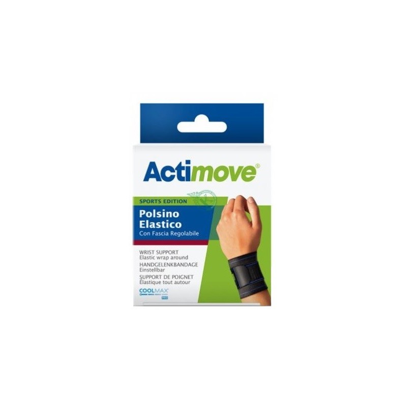 Actimove Sports Edition Polsino Elastico Con Fascia Regolabile Universale