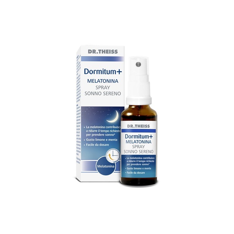 Dr Theiss Dormitum + Melatonina Spray Sonno Sereno 30 Ml