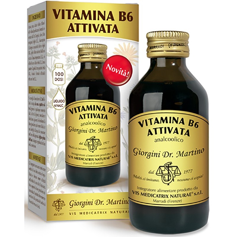 Vitamina B6 Attivata Liquido Analcolico 100 Ml