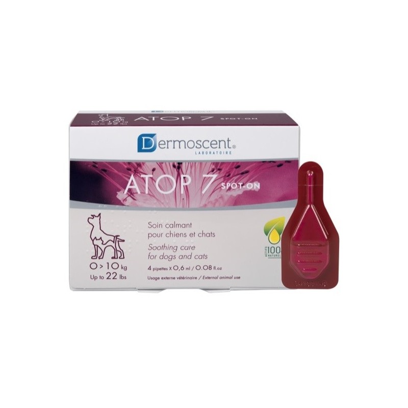 Atop 7 Spot-on Dogs&cats 10 Kg 4 Pipette X 0,6 Ml