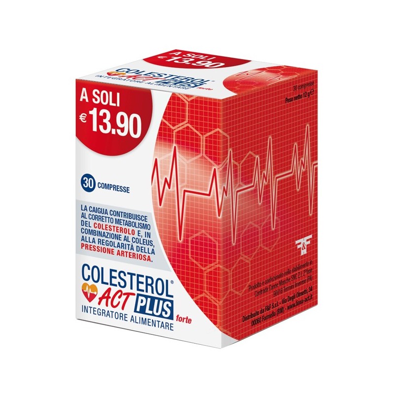 Colesterol Act Plus Forte 30 Compresse