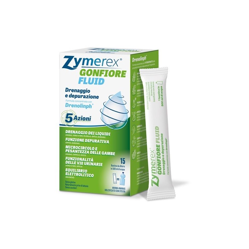 Zymerex Gonfiore Fluid 15 Bustine