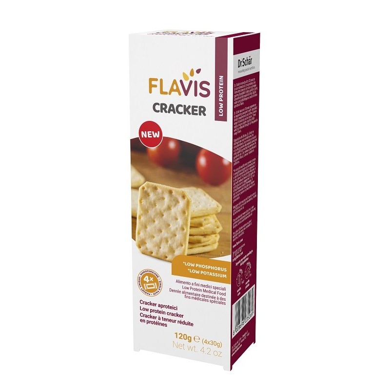 Flavis Cracker Aproteici 4 Porzioni Da 30 G