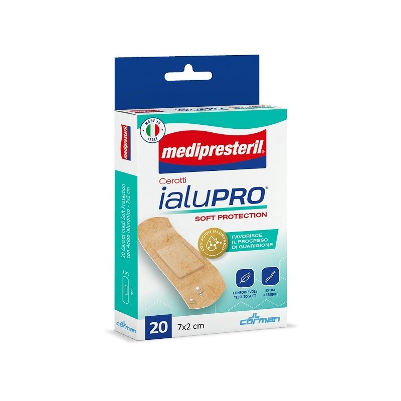 Medipresteril Cerotti Ialupro Soft Protection Medi 7x2cm 20 Pezzi