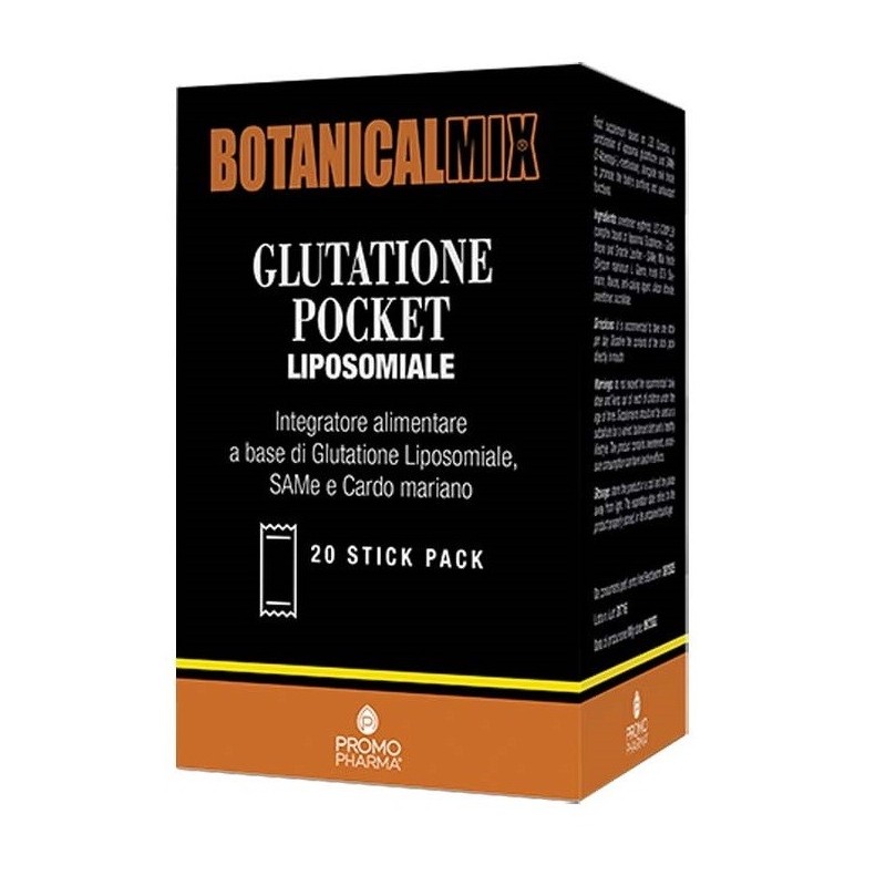 Botanicalmix Glutatione Pocket Liposomiale 20 Stick Da 2 G