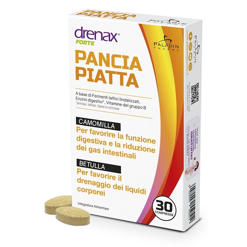 Drenax Forte Pancia Piatta 30 Compresse