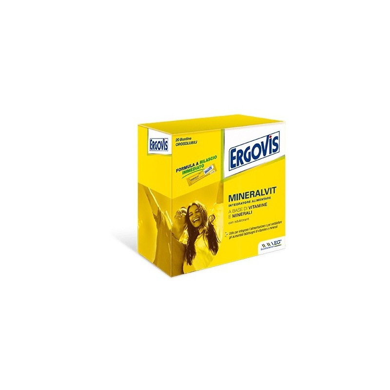 Ergovis Mineralvit 20 Buste Orosolubili 30 G