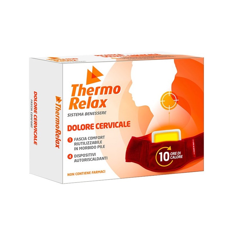 Thermorelax Fascia Dolore Cervicale+4 Dispositivi Autoriscaldanti