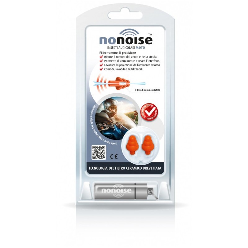 Nonoise Moto Inserto Auricolare 2 Tappi