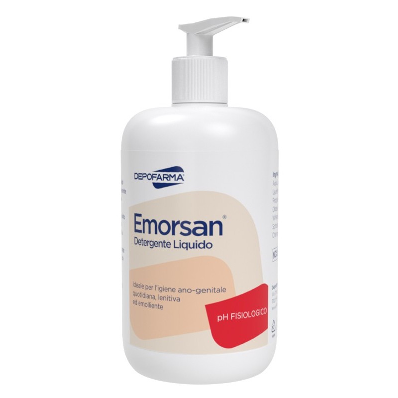 Emorsan Detergente Liquido Igiene Ano-genitale Ph Fisiologico 500 Ml