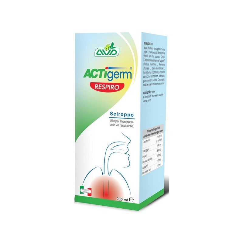 Actigerm Respiro Sciroppo 250 Ml