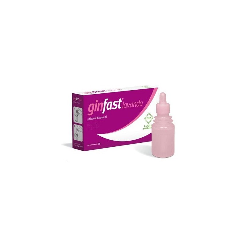 Lavanda Vaginale Ginfast Confezione Da 5 Flaconcini Da 140ml