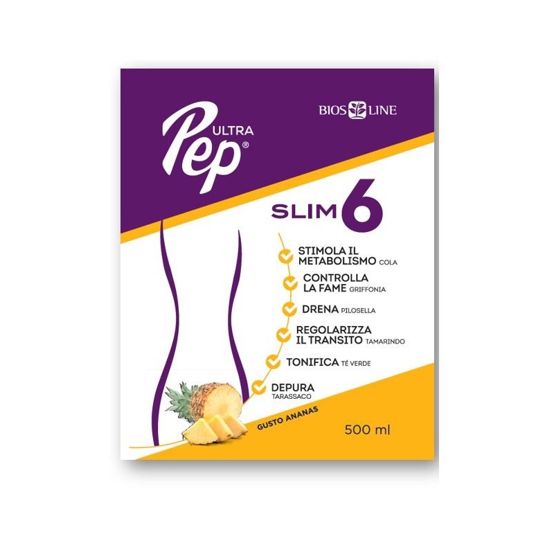 Ultra Pep Slim 6 Ananas 500 Ml