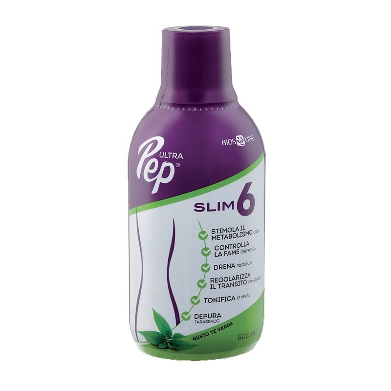 Ultra Pep Slim 6 Te' Verde 500 Ml Biosline