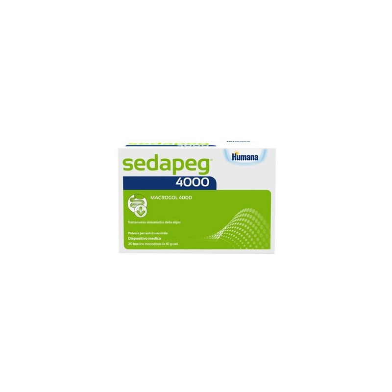 Sedapeg 4000 20 Bustine Monodose X 10g Humana