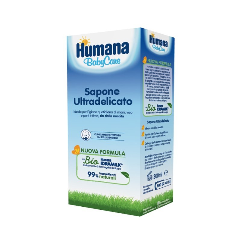 Humana Baby Care Sapone Liquido 300 Ml