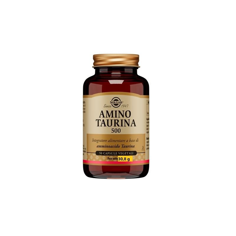 Amino Taurina 500 50 Capsule Vegetali