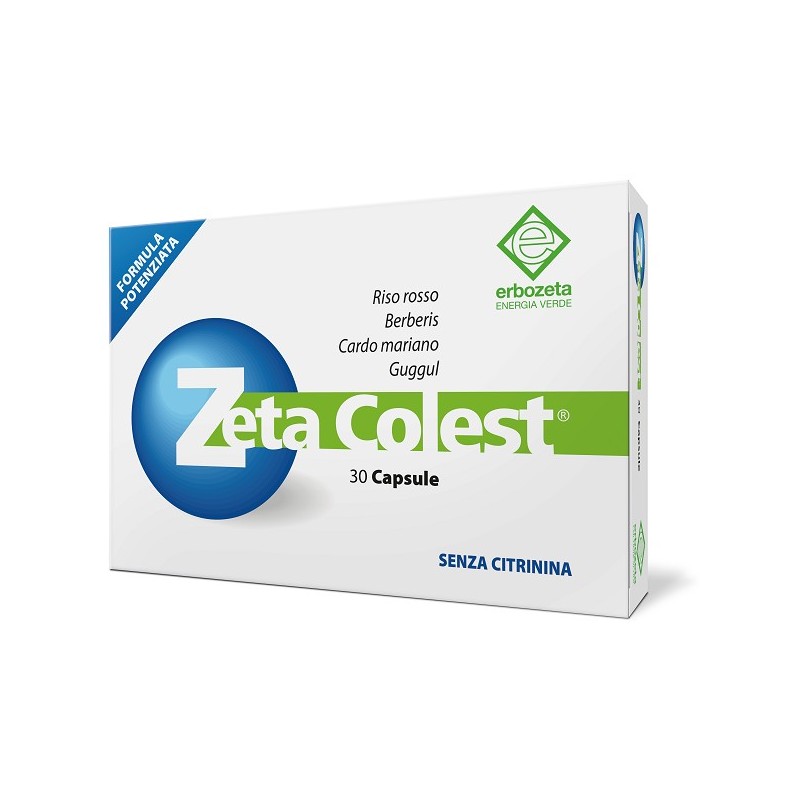 Erbozeta Zeta Colest Integratore per il Colesterolo 30 Capsule