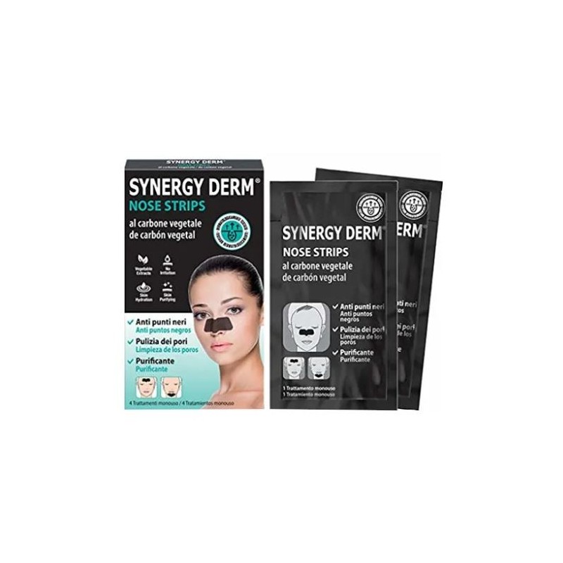 Synergy Derm Nose Strips 4 Trattamenti Monouso