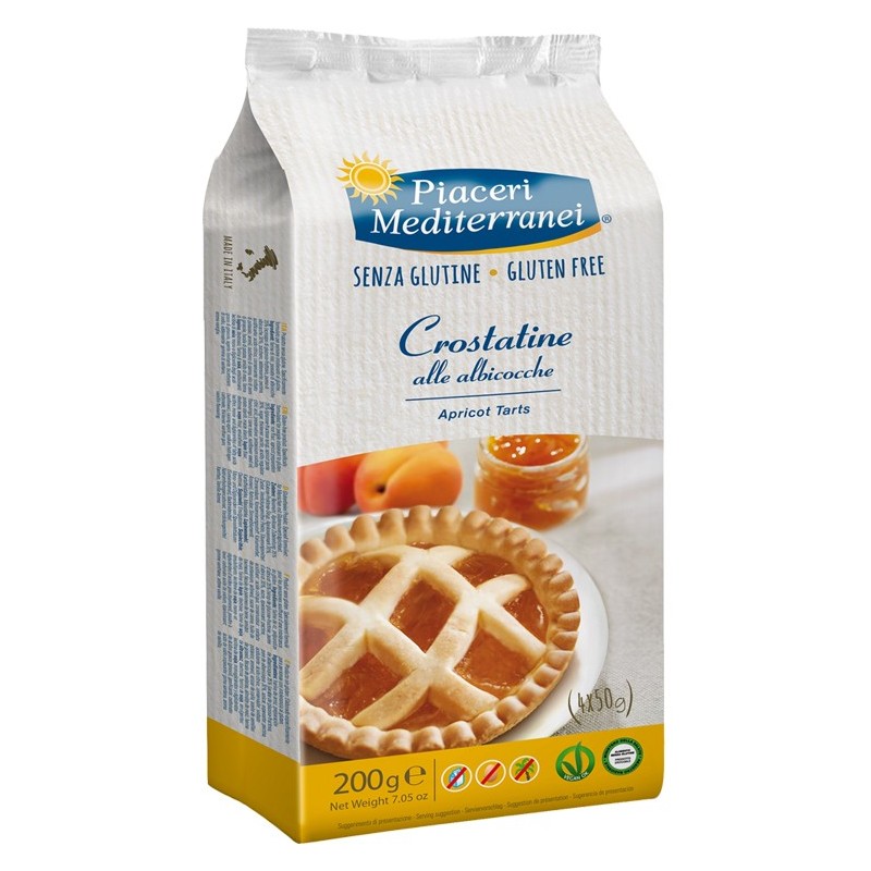 Piaceri Mediterranei Le Bonta' Del Mattino Crostatine All'albicocca 4 X 50 G