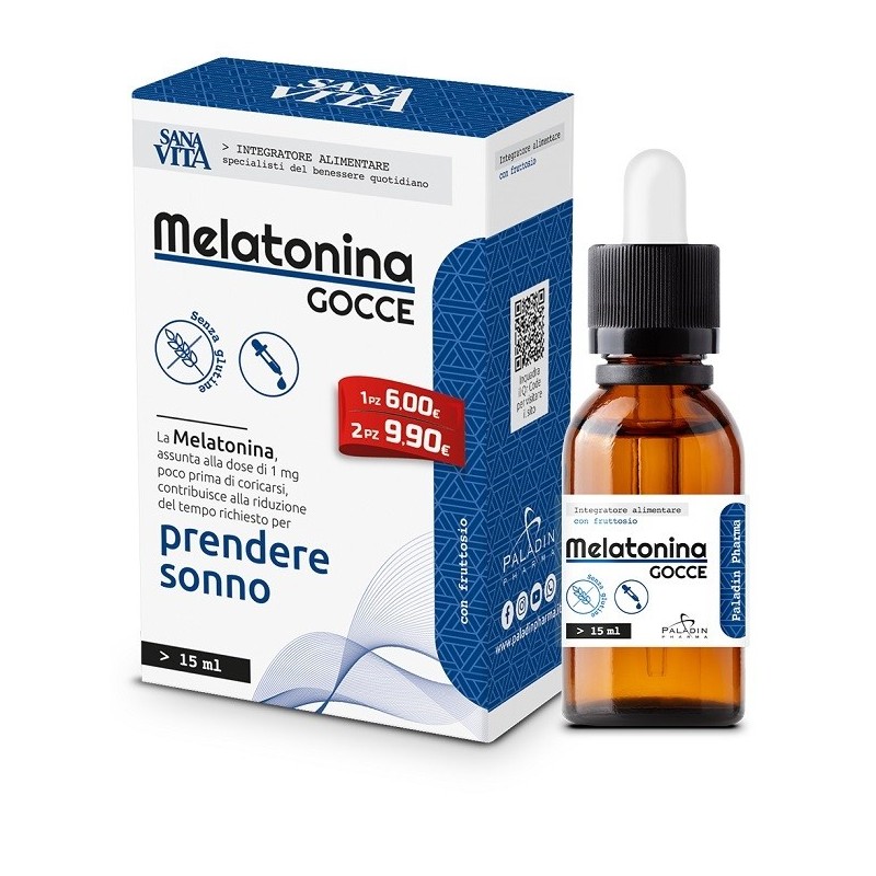 Sanavita Melatonina Gocce 15 Ml