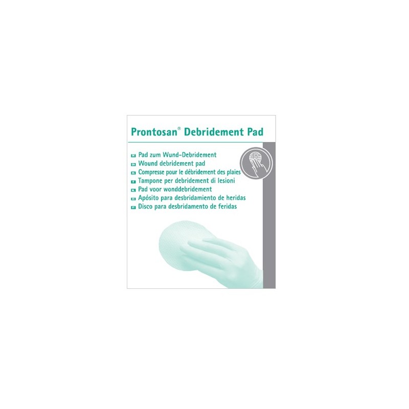 Tampone Sterile Monouso Prontosan Debridement Pad In Poliestere/polipropilene Assorbente Spessore 3 Mm Superficie 74,75 Cmq Misu