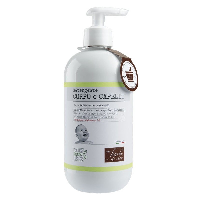 Fiocchi Di Riso Detergente Corpo/capelli Talco 400 Ml