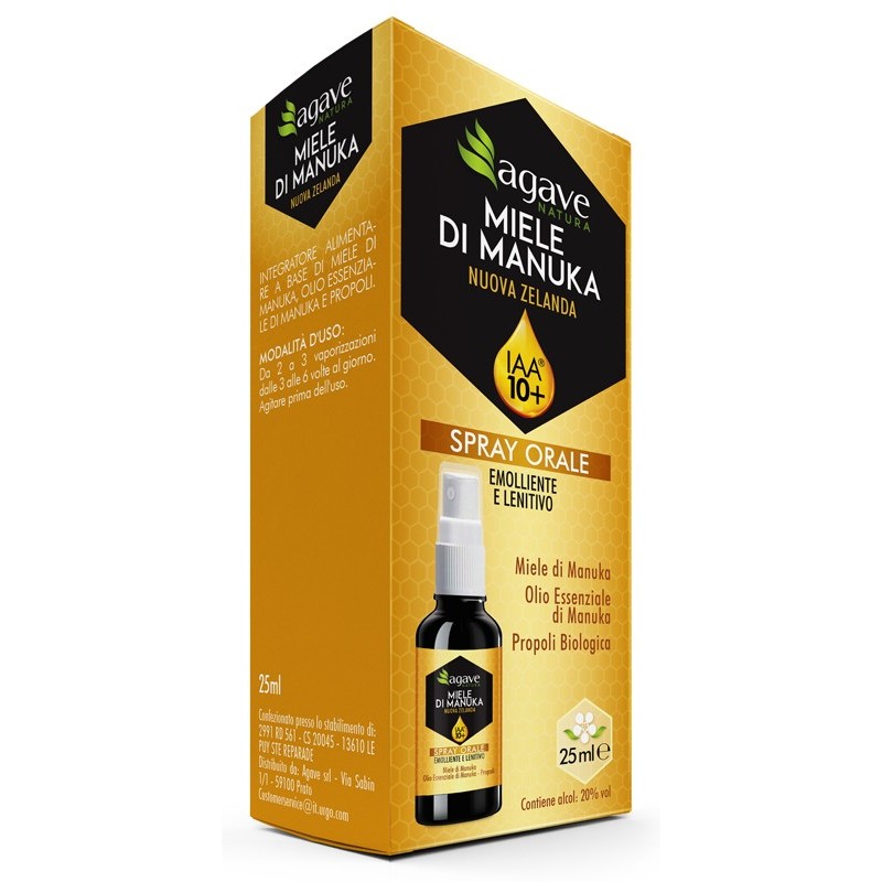 Agave Natura Spray Orale Iaa 10+ 25 Ml