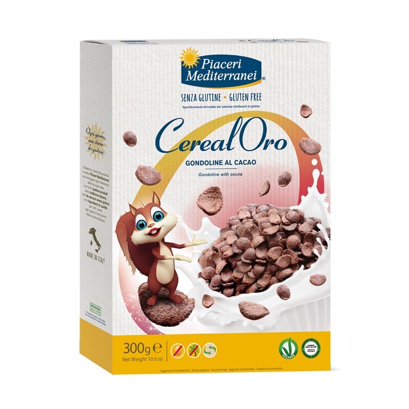 Piaceri Mediterranei Cerealoro Gondoline Cacao 300 G