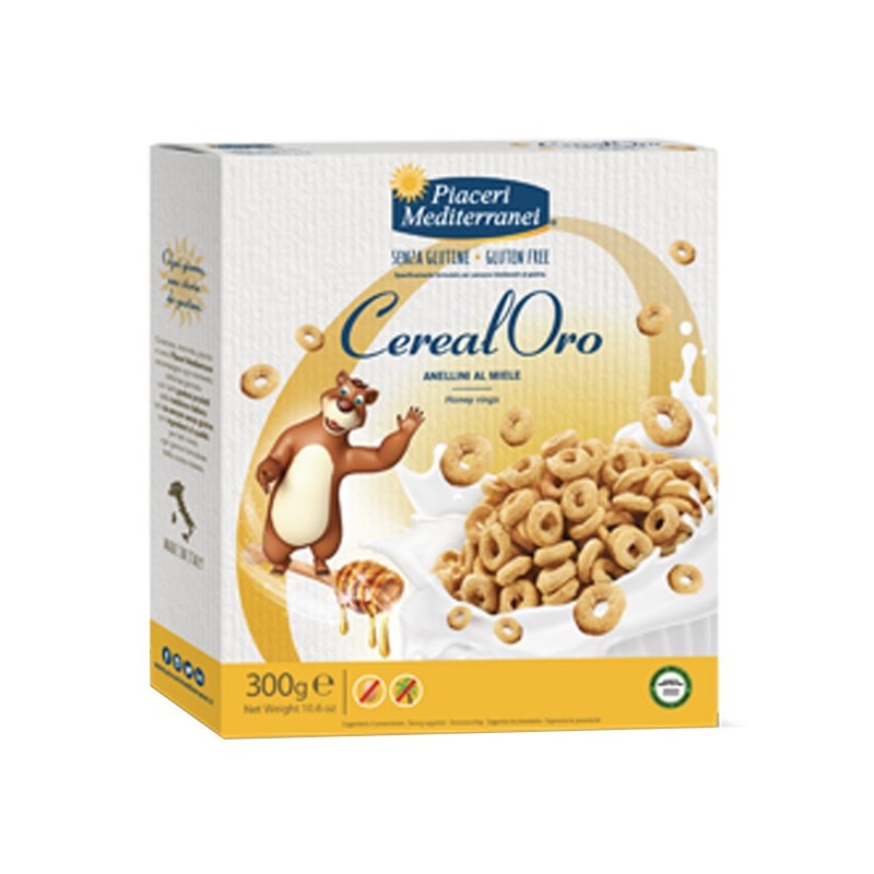 Piaceri Mediterranei Cerealoro Anellini Miele 300 G