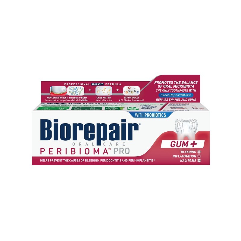 Biorepair Oral Care Peribioma Pro Collutorio Gengive Mousse 200 Ml