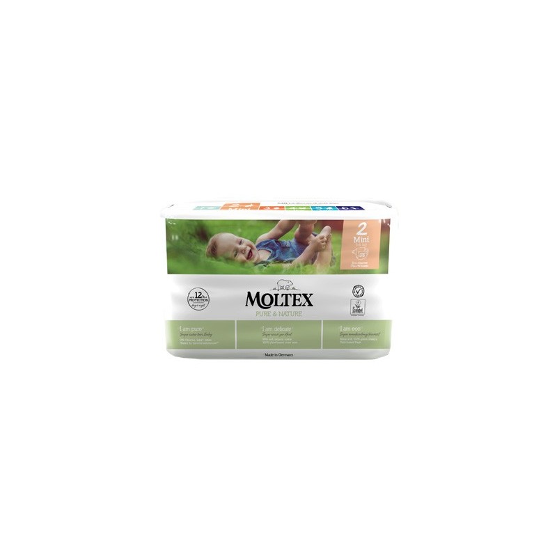 Pannolini Moltex Pure & Nature Mini 3-6 Kg Taglia 2 38 Pezzi