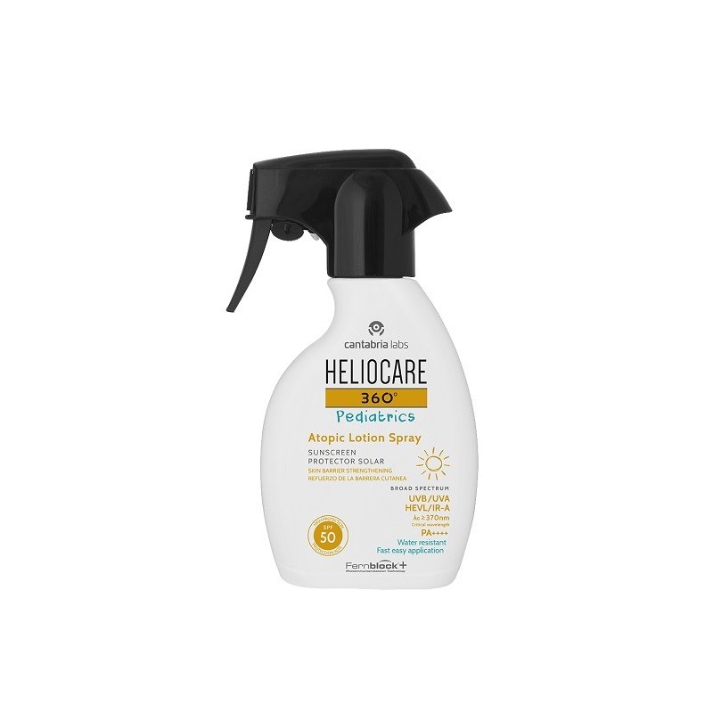 Heliocare 360 Ped Atopic Spf 50 Lotion Spray 250 Ml