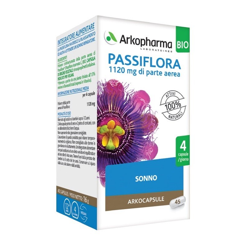 Arko Capsule Passiflora 45 Capsule Bio