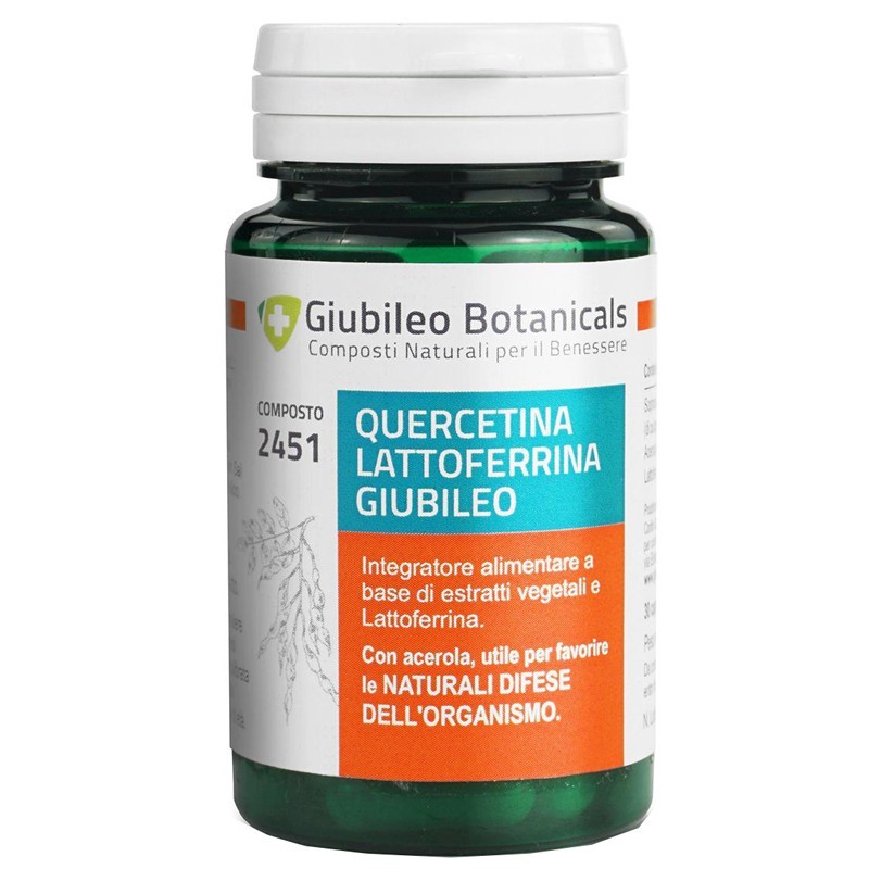 Quercetina Lattoferrina Giubileo 30 Capsule