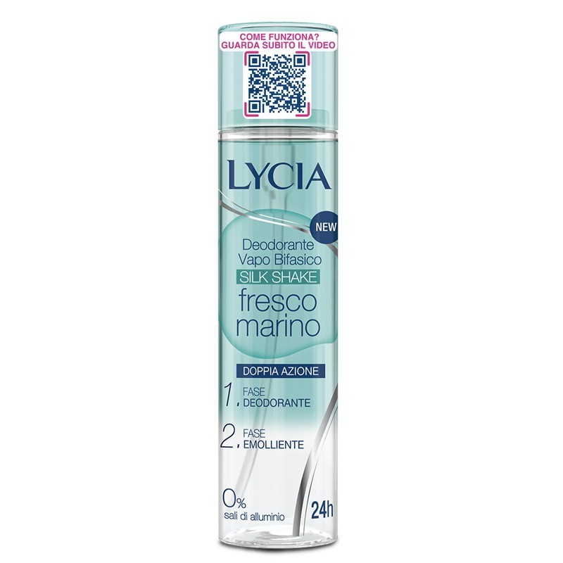 Lycia Deo Vapo Bifasico Silk Shake Fresco Marino 100 Ml